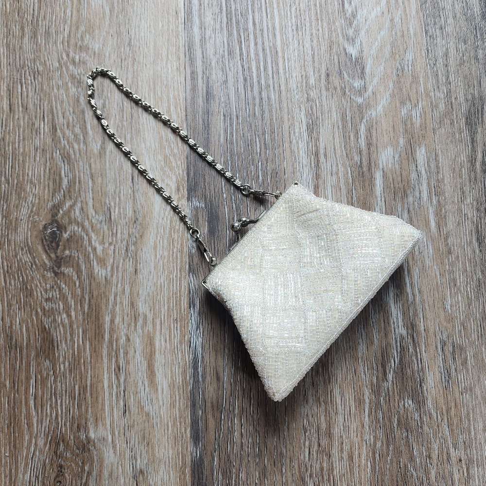 Vintage FAR NINE Elegant Beaded Mini Bag